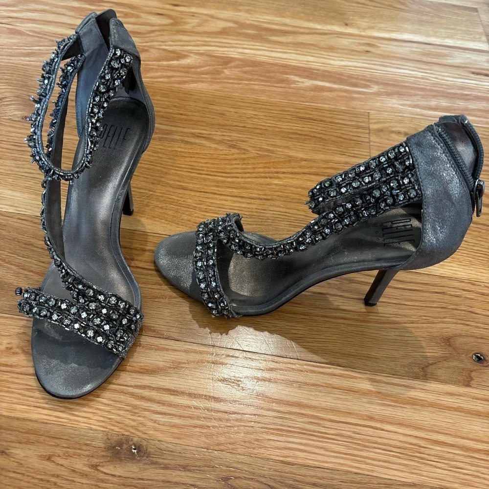 Silver heels